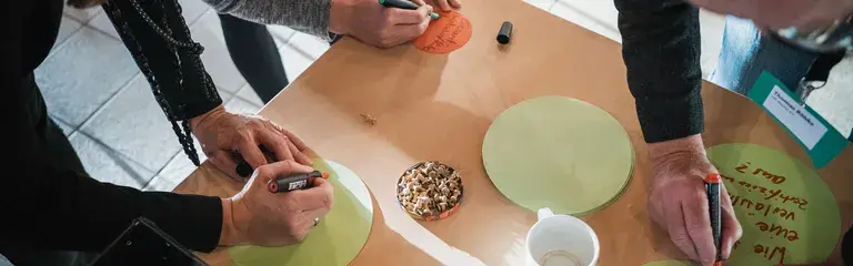Ideen werden notiert